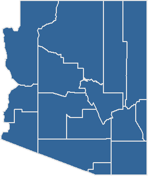 A MapViewer base map shows boundaries without any data representations. Data from other maps can be laid over a base map.
